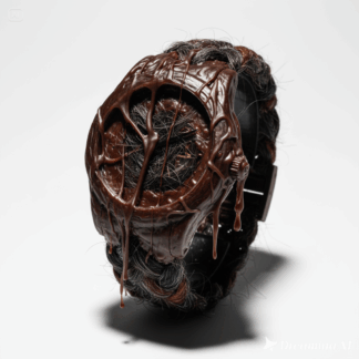 Montre de cire et cheveux