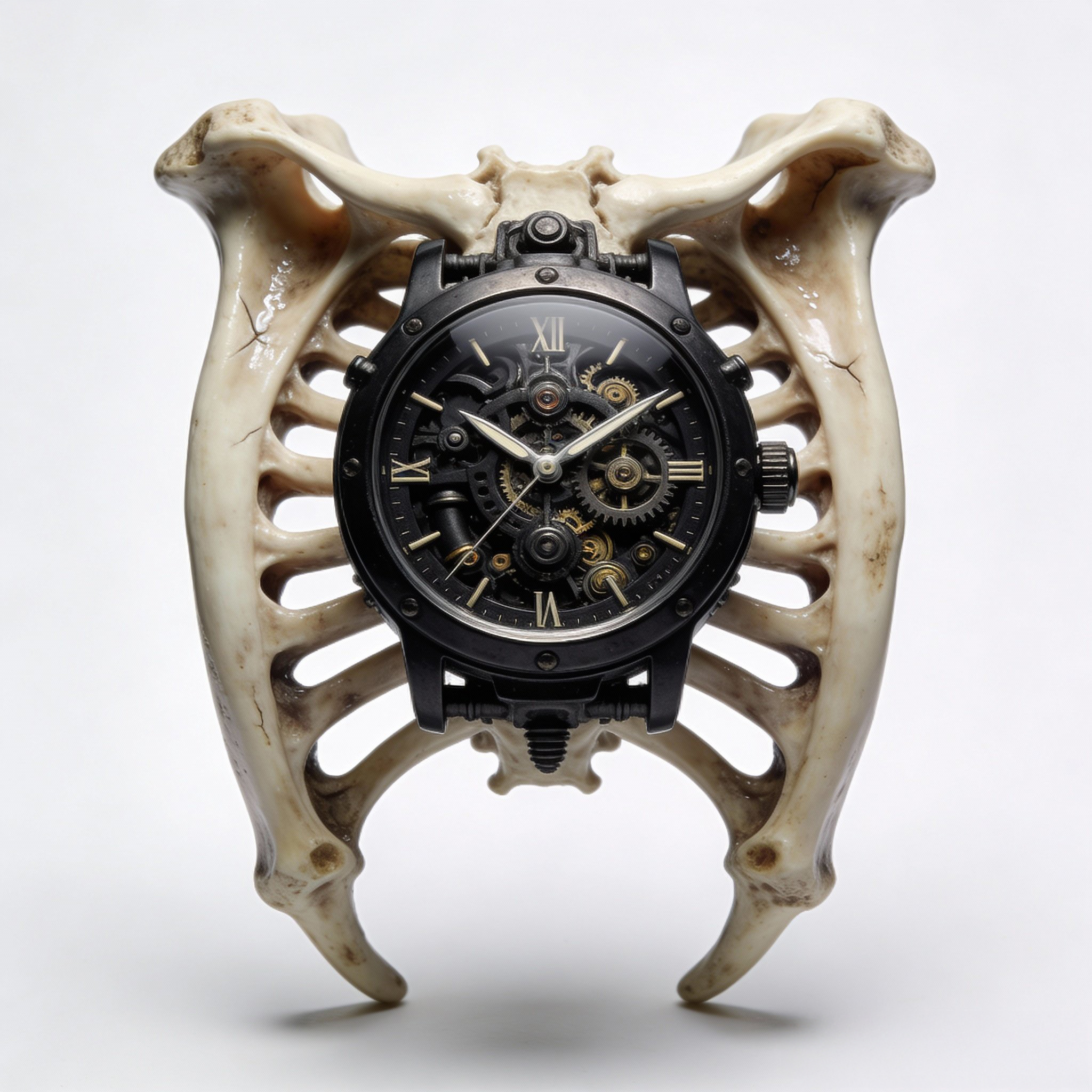 Montre Squelette — Clavicule & Sternum