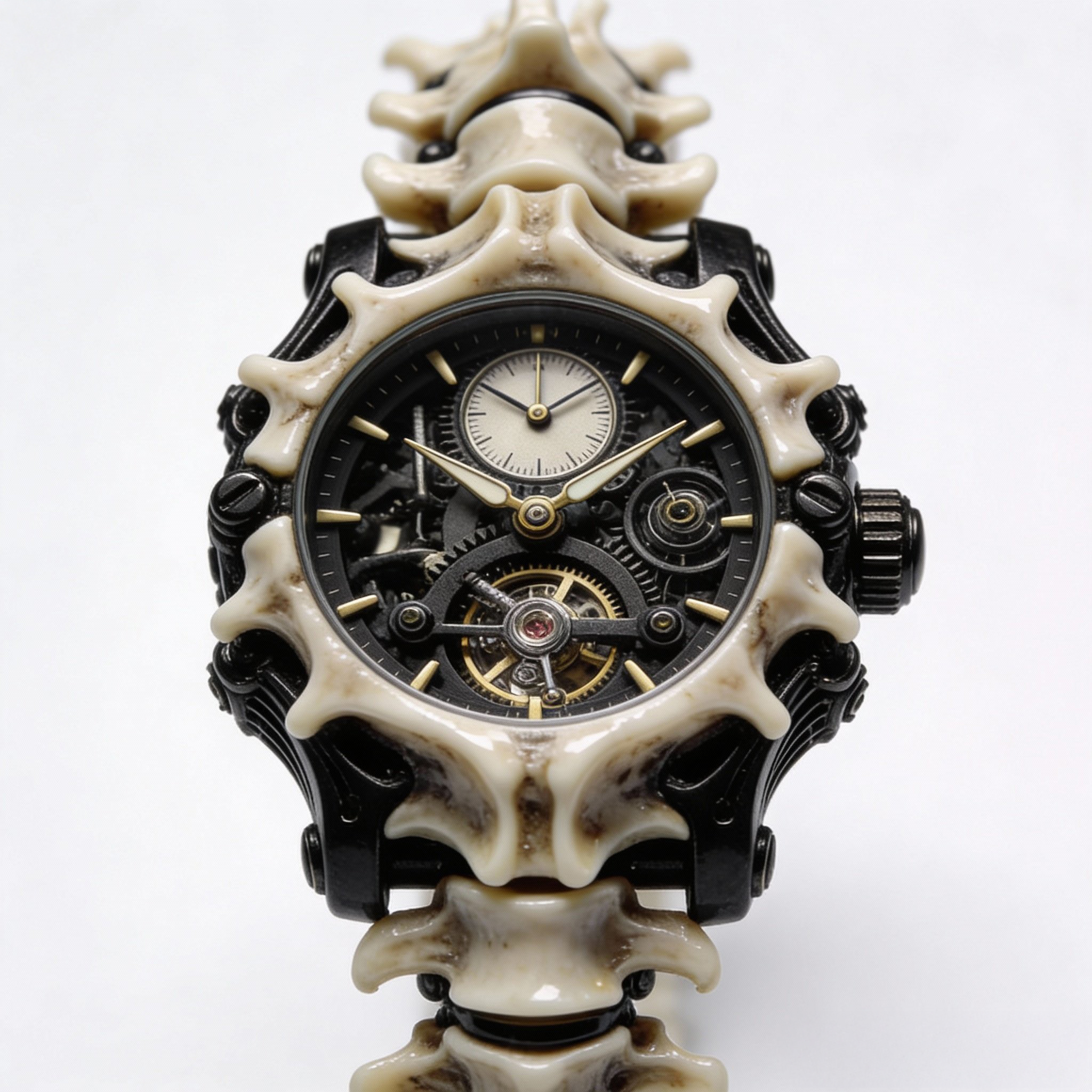 Montre Squelette — Colonne Vertébrale