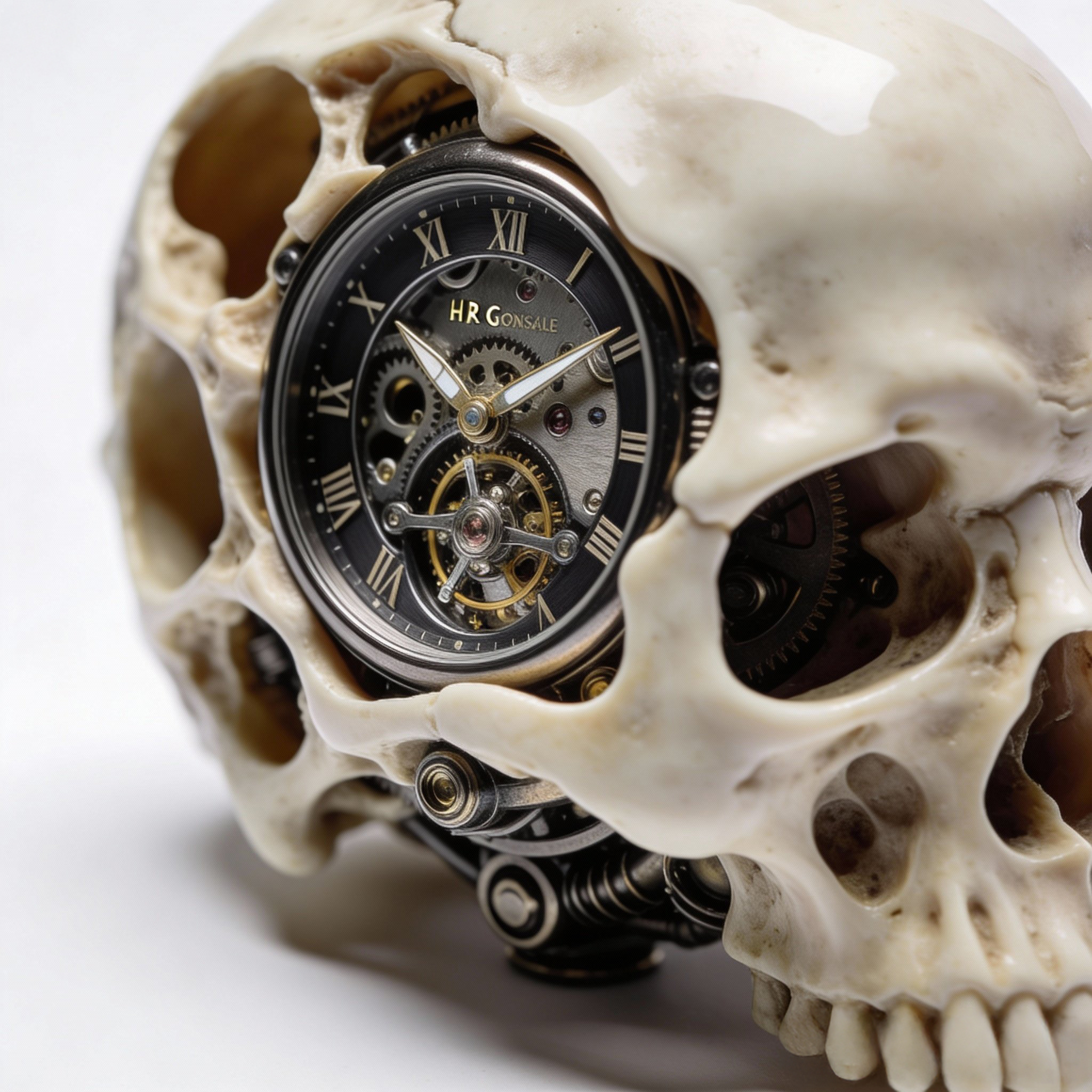 Montre Squelette — Crâne (structure interne) – Image 2